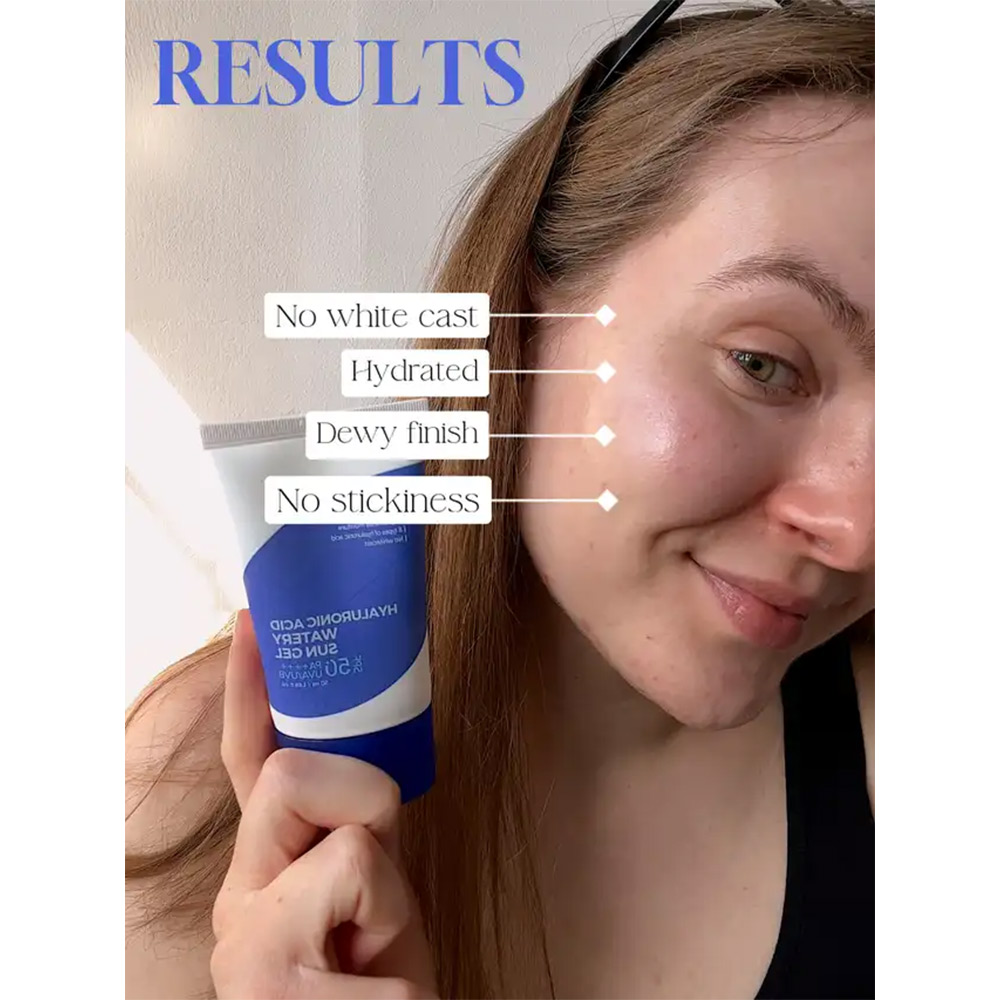 ژل کرم ضد آفتاب هیالورونیک اسید ایزنتری ISNTREE Hyaluronic Acid Watery Sun Gel (SPF50+,PA++++) 50ml - آرا دخت