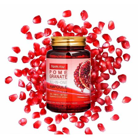 آمپول چند کاره روشن کننده ضد چروک آنتی اکسیدان انار فارم استی Farm Stay Pomegranate All In One Ampoule 250ml