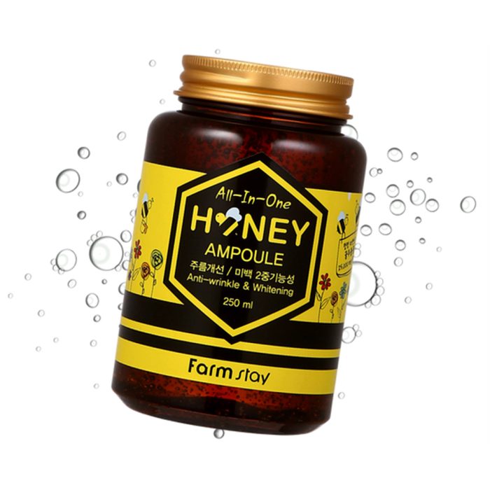 آمپول چند کاره ضد چروک و جوانساز فارم استی Farm Stay All In One Honey Ampoule 250ml