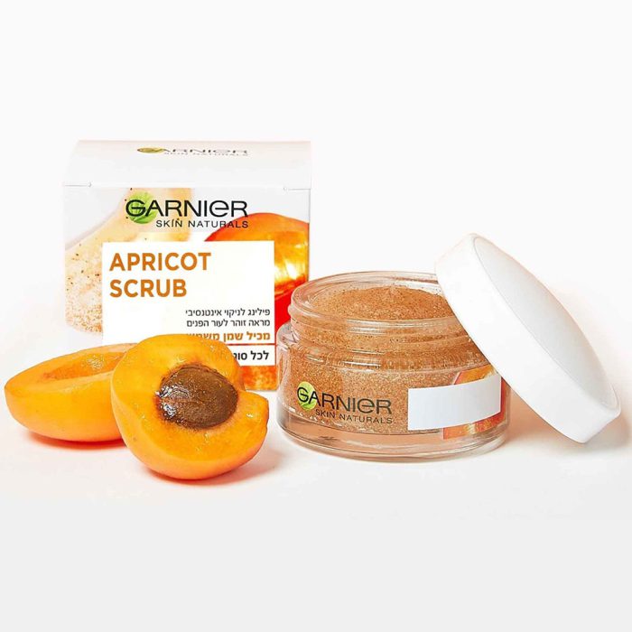 اسکراب تمیز کننده زردآلوی گارنیر-گارنیه Garnier Skin Naturals Apricot Scrub 50ml