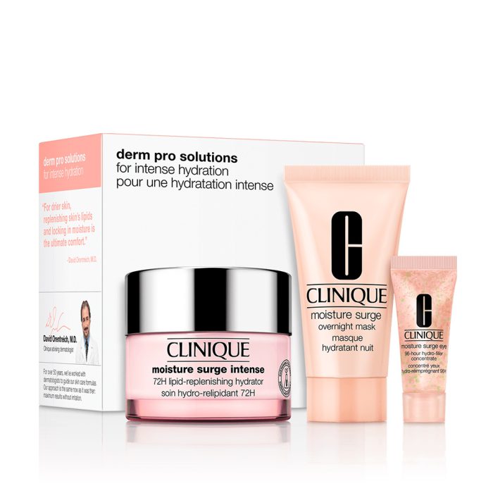 ست مراقبت کننده پوست دهیدراته کلینیک Clinique Derm Pro Solutions Set For Dehydrated Skin