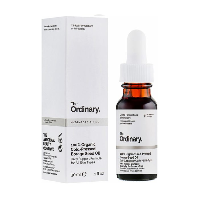 سرم اوردینری پوست خشک روغن دانه گل گاوزبان THE ORDINARY 100% Organic Cold-Pressed Borage Seed Oil