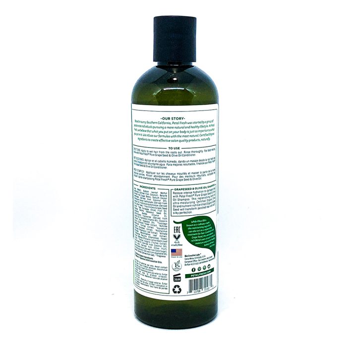 شامپو آبرسان انگور و روغن زیتون پتال فرش آمریکایی Petal Fresh Moisturizing Shampoo Grape Seed & Olive Oil 355ml