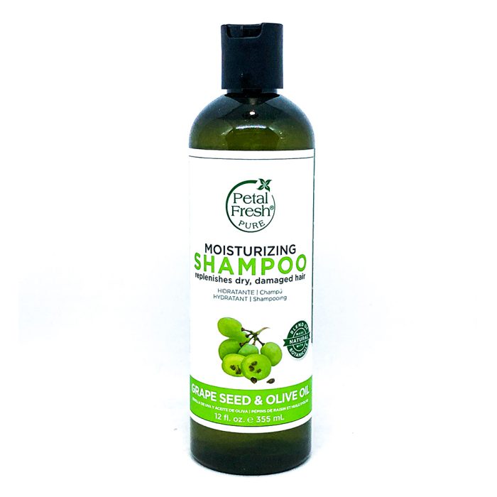 شامپو آبرسان انگور و روغن زیتون پتال فرش آمریکایی Petal Fresh Moisturizing Shampoo Grape Seed & Olive Oil 355ml