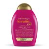 شامپو بدون سولفات کراتینه و ضد شکنندگی مو او جی ایکس Ogx Anti Breakage Keratin Oil shampoo 385ml