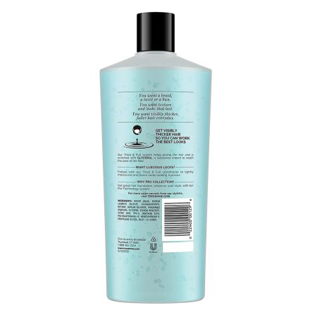 شامپو حجم دهنده تیک اند فول حاوی گلیسیرین ترزمی ترزمه ترسمی Tresemme Thick and Full with Glycerol Hair Shampoo 650ml