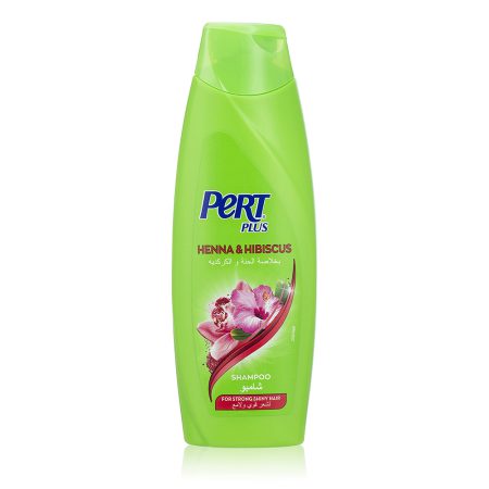 شامپو درخشان کننده و تقویت کننده حنا و گل ختمی پرت پلاس Pert Plus Shampoo With Henna and Hibiscus For All Hairs 400ml