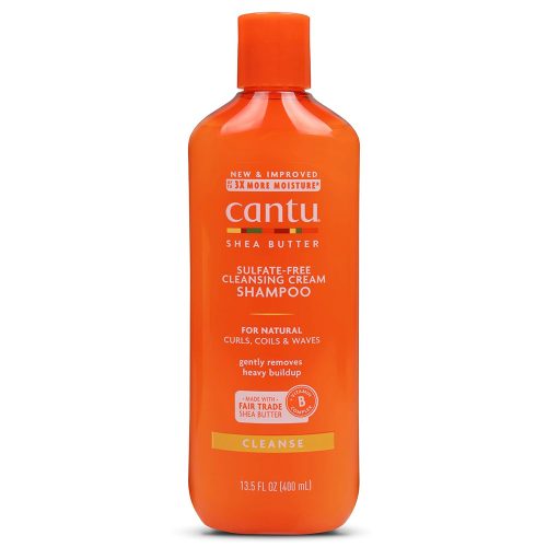 شامپو شی باتر موهای فر و مجعد کانتو Cantu Shea Butter Cleansing Cream Shampoo 400ml