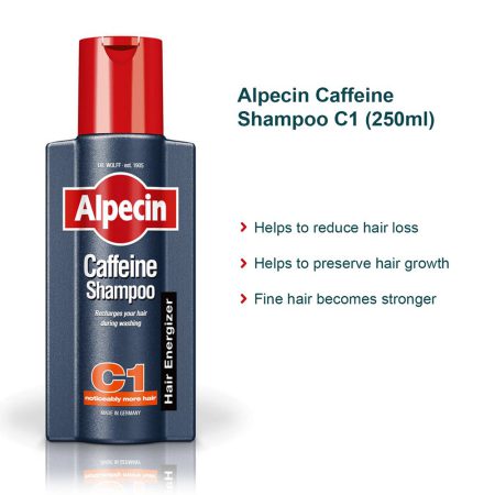 شامپو ضد ریزش آلپسین سی وان کافئین دار Alpecin Caffeine Shampoo C1 250ml