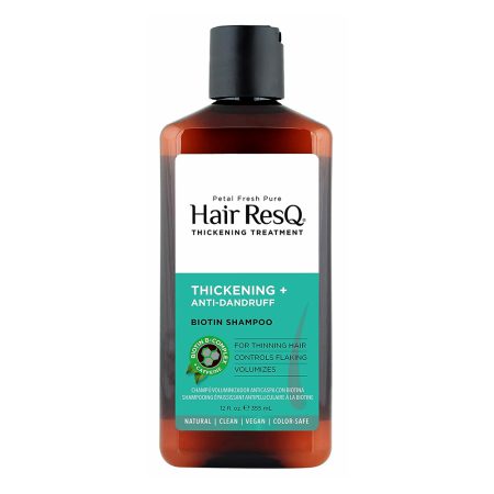 شامپو ضد ریزش و ضد شوره پتال فرش آمریکایی Petal Fresh HAIR RESQ THICKENING Shampoo Anti Dandruff 355ml