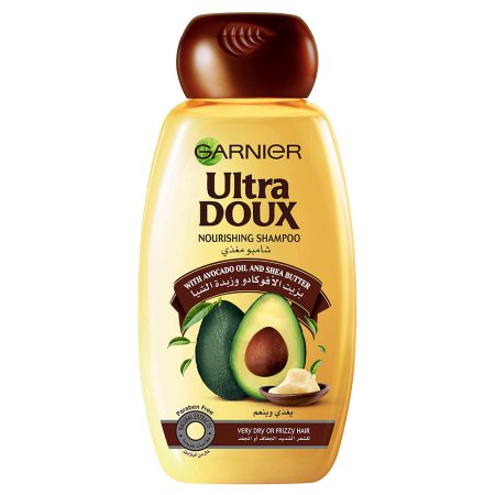 شامپو مغذی آووکادو و شی باتر گارنیر گارنیه Garnier Ultra Doux Avocado Oil & Shea Butter Nourishing Shampoo 400ml