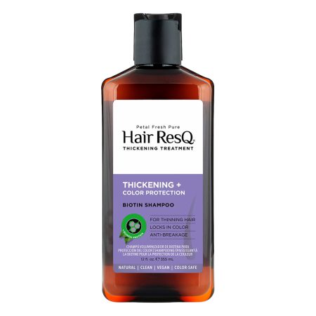 شامپو پتال فرش ضد ریزش و ضخیم کننده موهای رنگ شده آمریکایی Petal Fresh Hair ResQ Color Protection Natural Thickening Shampoo 355ml