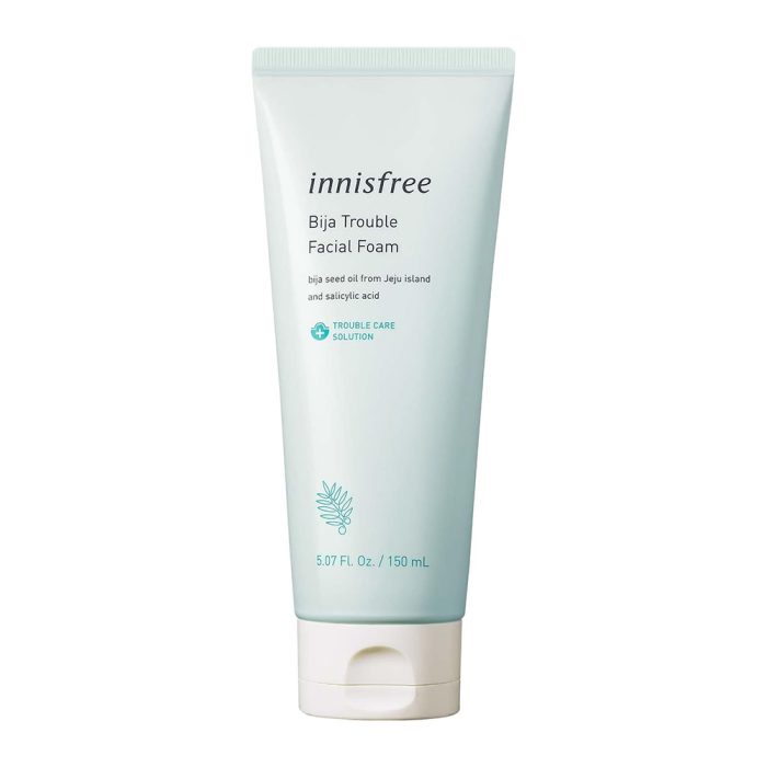 فوم شستشوی صورت ضد جوش و آکنه بیجا ترابل اینیسفری INNISFREE Bija Trouble Cleansing Foam 150ml