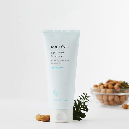 فوم شستشوی صورت ضد جوش و آکنه بیجا ترابل اینیسفری INNISFREE Bija Trouble Cleansing Foam 150ml