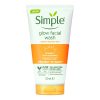 ژل شستشو صورت ویتامین سی سیمپل Simple Glow facial wash with vitamin C and anti-oxidants 150ml