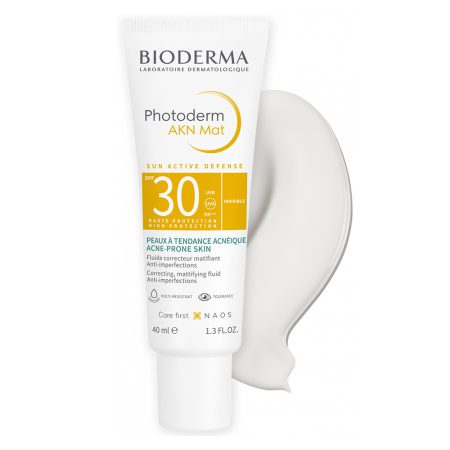 کرم ضدآفتاب ضد جوش فتودرم آکنه مت بایودرما Bioderma Photoderm Matifying Fluid AKN Mat Spf30 40ml