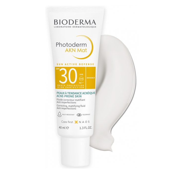 کرم ضدآفتاب ضد جوش فتودرم آکنه مت بایودرما Bioderma Photoderm Matifying Fluid AKN Mat Spf30 40ml