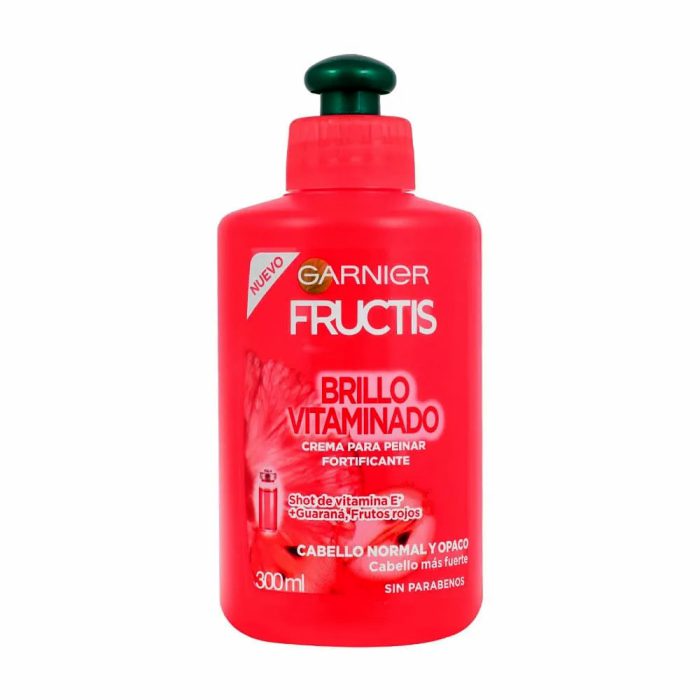 کرم مو درخشان کننده ویتامینه فروکتیس گارنیر گارنیه Garnier Fructis Brillo Vitaminado Hair Cream 300ml