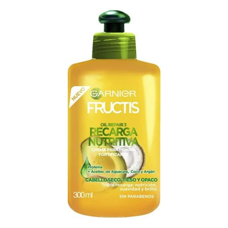 کرم موی پروتئین رسان و حالت دهنده فروکتیس گارنیر گارنیه Garnier Crema para peinar Recarga Nutritiva Fructis 300ml