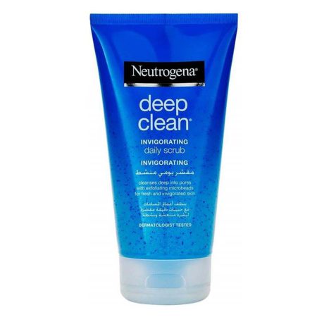 اسکراب روزانه تقویت کننده و تمیز کننده نیتروژنا نوتروژینا Neutrogena Deep Clean Invigorating Face Scrub 150ml