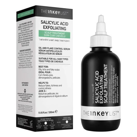 اسکراب لایه بردار حاوی سالیسیلیک اسید کف سر اینکی لیست The Inkey List Salicylic Acid Exfoliating Scalp Treatment 150ml