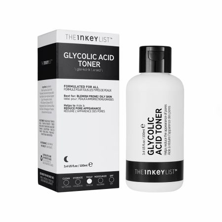 تونر لایه بردار و روشن کننده گلایکولیک اسید اینکی لیست The INKEY List Glycolic Acid Toner 100ml