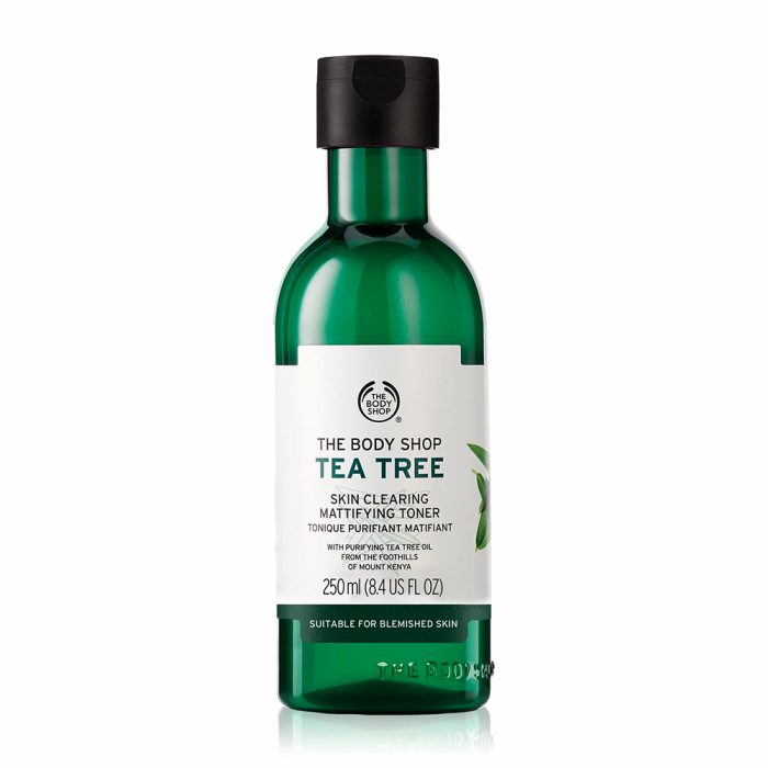 تونر مات کننده درخت چای سبز تی تری بادی شاپ The Body Shop Tea Tree Skin Clearing Mattifying Toner 250ml