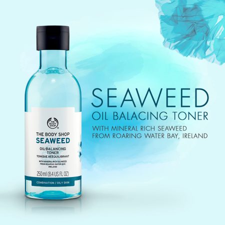 تونر کنترل کننده چربی سیوید جلبک دریایی بادی شاپ The Body Shop Seaweed Oil Balancing Toner 250ml