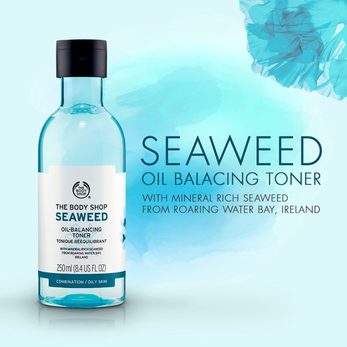 تونر کنترل کننده چربی سیوید جلبک دریایی بادی شاپ The Body Shop Seaweed Oil Balancing Toner 250ml