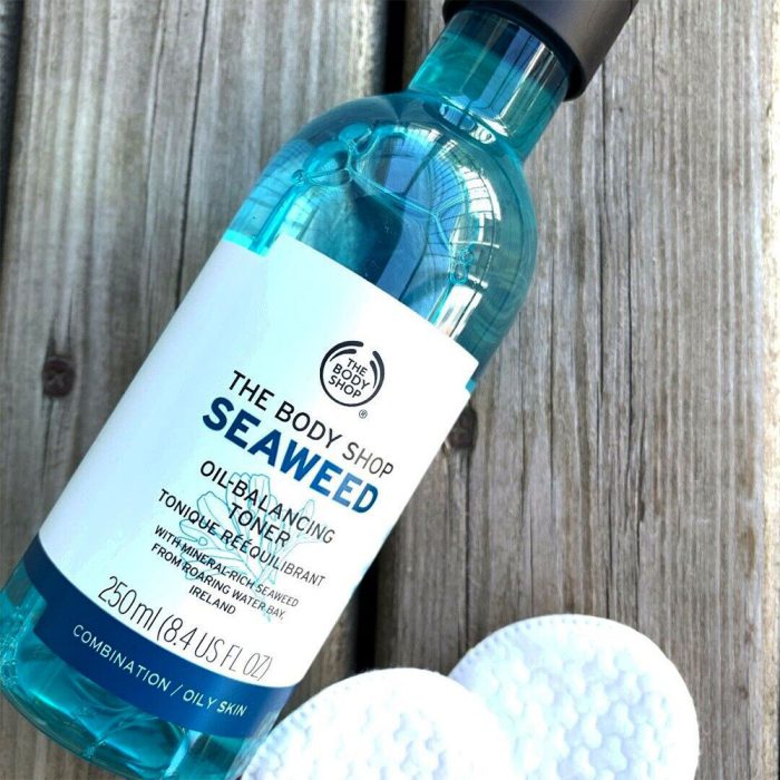 تونر کنترل کننده چربی سیوید جلبک دریایی بادی شاپ The Body Shop Seaweed Oil Balancing Toner 250ml