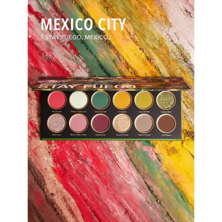 سایه چشم شیگلم مدل SHEGLAM EYE SHADOW STAY FUEGO MEXICO PALETTE