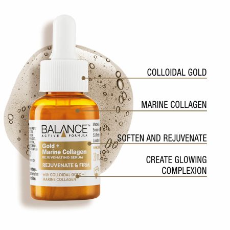 سرم جوانساز و لیفتینگ گلد کلاژن بالانس Balance Active Formula Gold­ Collagen Rejuvenating serum 30ml