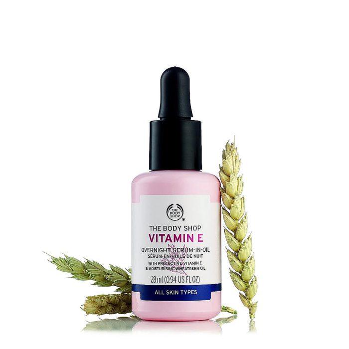 سرم شب ویتامین E بادی شاپ The Body Shop Vitamin E Overnight Serum-In-Oil 28ml