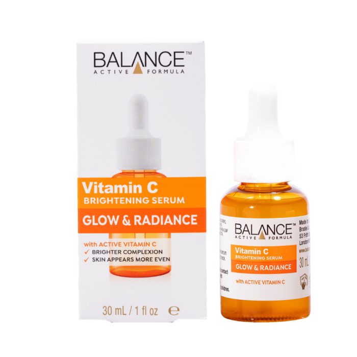 سرم ویتامین سی C بالانس روشن کننده و شفاف کننده پوست Balance Active Formula Vitamin C Brightening Serum 30ml