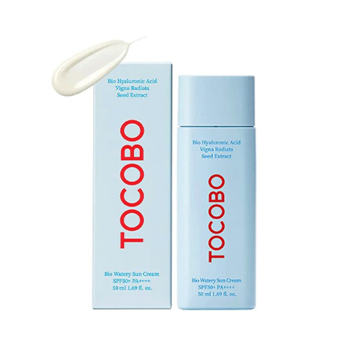 ضد آفتاب بیو واتری هیالورونیک اسید کرمی توکوبو Tocobo Bio Watery Sun Cream SPF50+ PA++++ 50ml