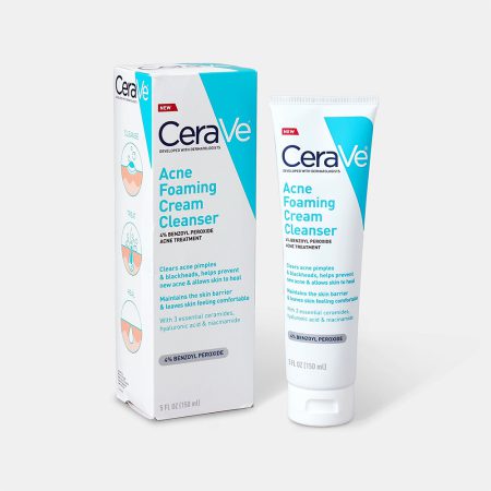 فوم شستشوی صورت ضد جوش و آکنه سراوی CeraVe Acne Foaming Cream Cleanser 150ml