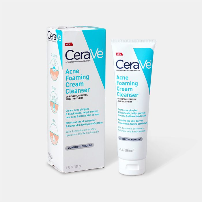 فوم شستشوی صورت ضد جوش و آکنه سراوی CeraVe Acne Foaming Cream Cleanser 150ml