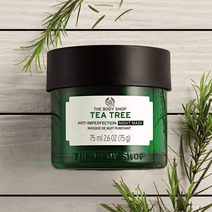 ماسک شب درخت چای تی تری بادی شاپ انگلیسی Body Shop Tea Tree Night Mask 75ml