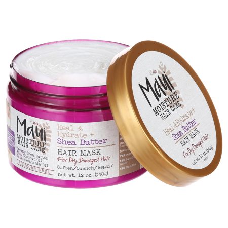 ماسک مو تقویت کننده و آبرسان قوی شی باتر مائوئی-مائویی Maui Moisture Heal & Hydrate + Shea Butter Hair Mask 340gr