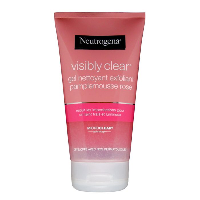 ژل شستشو و لایه بردار صورت Visibly Clear نوتروژینا نیتروژنا Neutrogena Visibly Clear Pamplemousse Rose cleanser 150ml