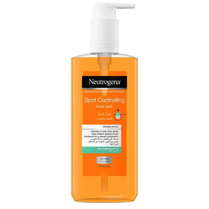 ژل شستشوی ضد جوش صورت نیتروژنا نوتروژینا Neutrogena Spot Controlling Daily Face Wash 200ml