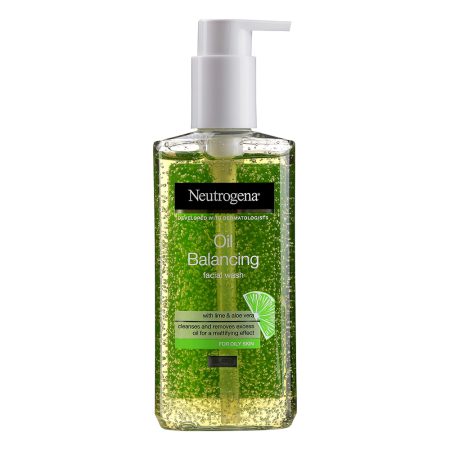 ژل شستشوی پوست چرب لیمو نیتروژنا نوتروژینا Neutrogena Oil Balancing with Lime Facial Wash 200ml