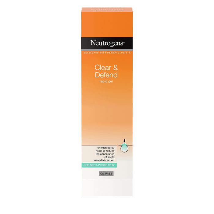 ژل ضد جوش فوری نیتروژنا نوتروژینا Neutrogena clear & Defend Rapid Gel 15ml