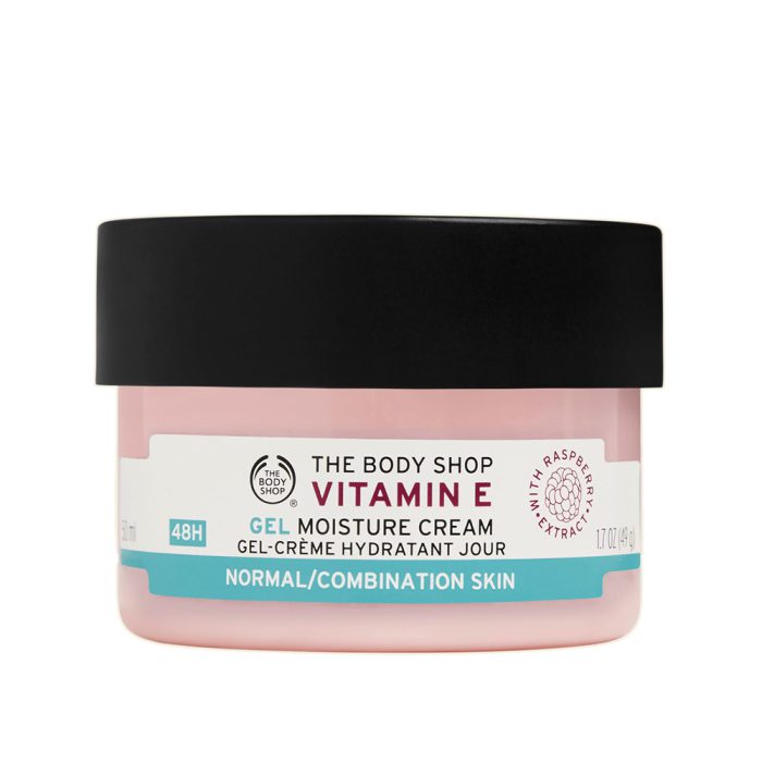 ژل کرم مرطوب کننده و آبرسان 48 ساعته ویتامین E بادی شاپ اصل انگلیس The Body Shop Vitamin E Gel Moisture Cream 48H 50ml