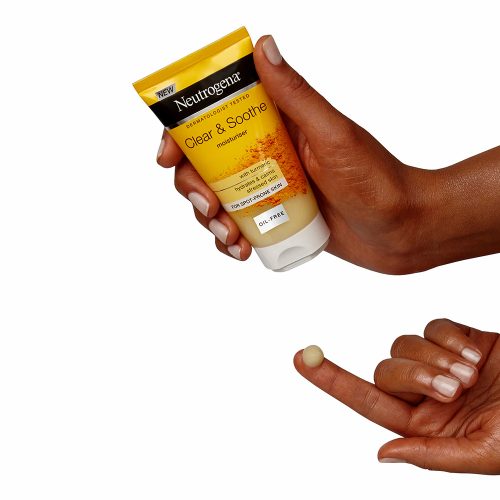 ژل کرم مرطوب کننده و تسکین دهنده زردچوبه نیتروژنا نوتروژینا Neutrogena Clear & Soothe Moisturiser 75ml