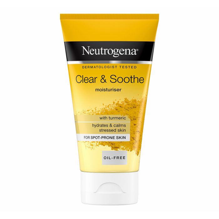 ژل کرم مرطوب کننده و تسکین دهنده زردچوبه نیتروژنا نوتروژینا Neutrogena Clear & Soothe Moisturiser 75ml