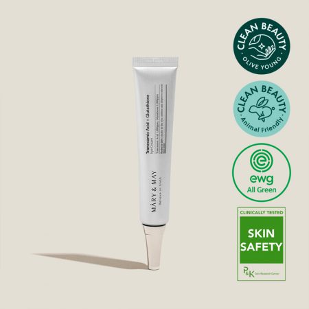 کرم دور چشم ضد لک و روشن کننده گلوتاتیون و ترانگزامیک اسید مری اند می Mary & May Tranexamic Acid+ Glutathion Eye Cream 12g