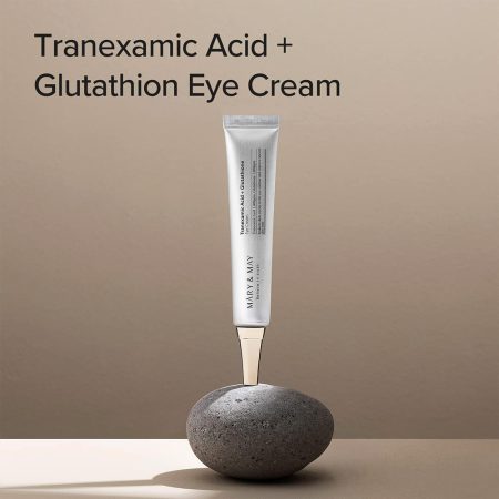 کرم دور چشم ضد لک و روشن کننده گلوتاتیون و ترانگزامیک اسید مری اند می Mary & May Tranexamic Acid+ Glutathion Eye Cream 12g