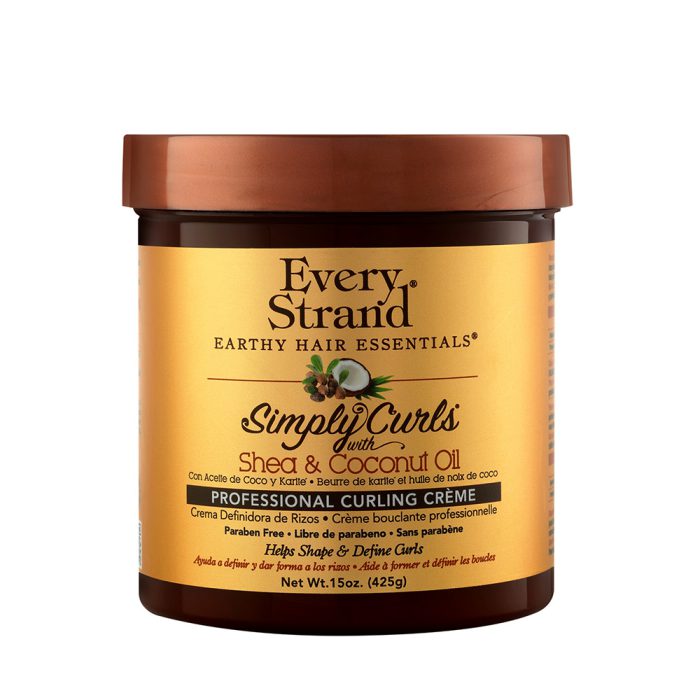 کرم فر کننده موی اوری استرند سیمپلی کرلز کاسه ای Every Strand Simply Curls with Shea & Coconut Oil Professional Curling Creme 425g