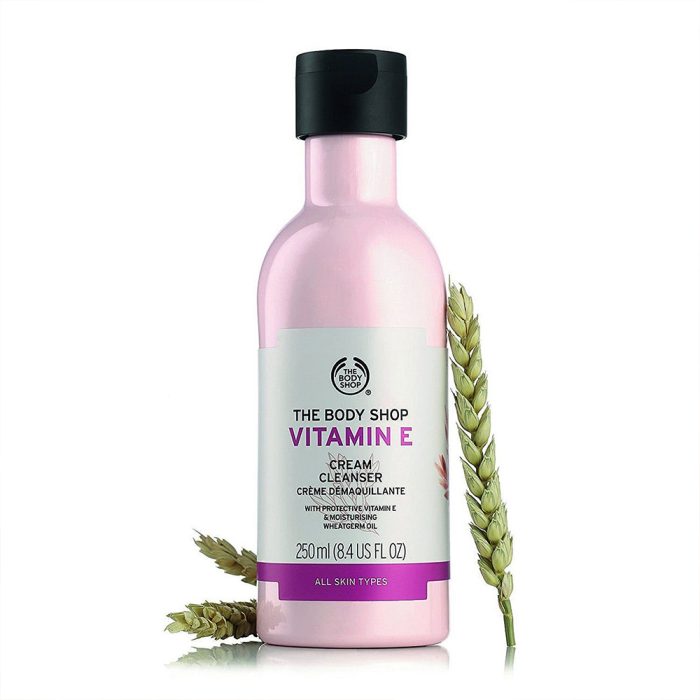 کرم پاک کننده ویتامین E صورت بادی شاپ The BODY SHOP Vitamin E Cream Cleanser 250ml